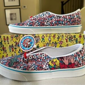 Vans x Where’s Waldo? ( Land Of Waldos ) Authentic Shoes Men’s Size 11